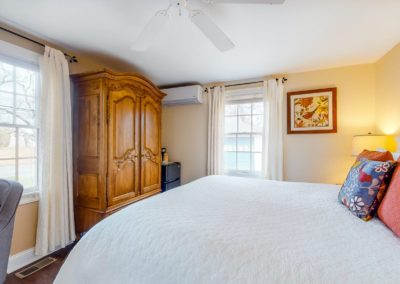 Beach Blossom Bed Side | Brewster By the Sea Cape Cod B&B | Brewster, MA